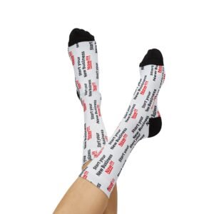 Start Your New Business Now Sublimation Socks | Motivational Socks (Design#20)